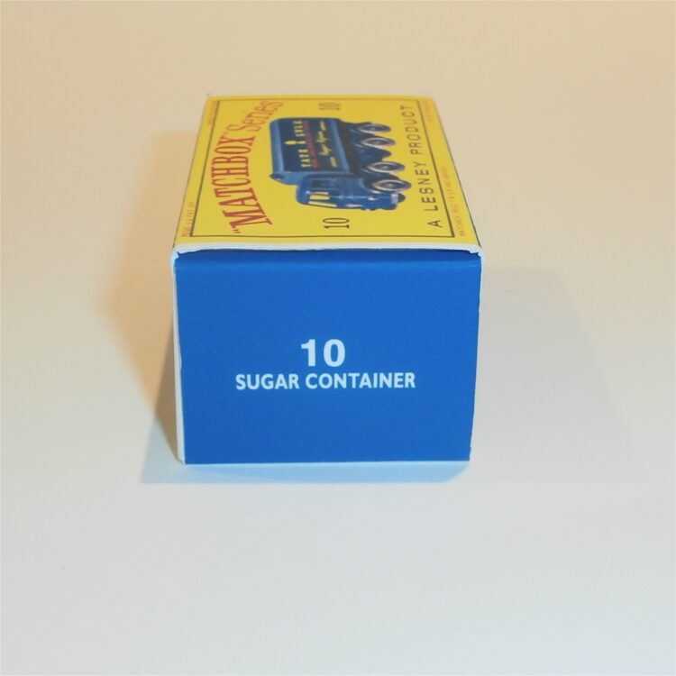 Matchbox Lesney 10c Sugar Container Truck Empty D Style Repro Box