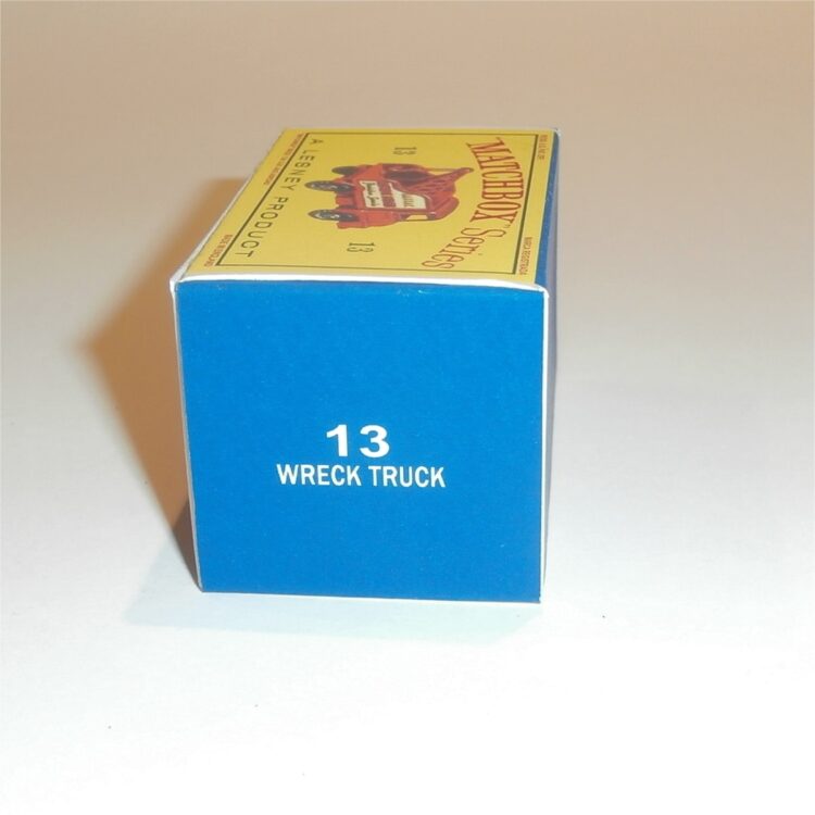 Matchbox Lesney 13c Thames Wrecker Empty D Style Repro Box