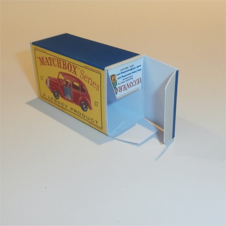 Matchbox Lesney 17c Metropolitan Taxi Empty D Style Repro Box