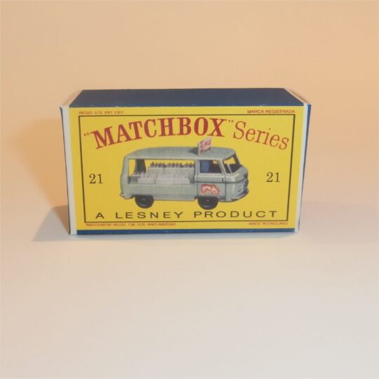 Matchbox Lesney 21c Commer Milk Float Empty D Style Repro Box