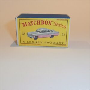 Matchbox Lesney 22b Vauxhall Cresta Empty D Style Repro Box