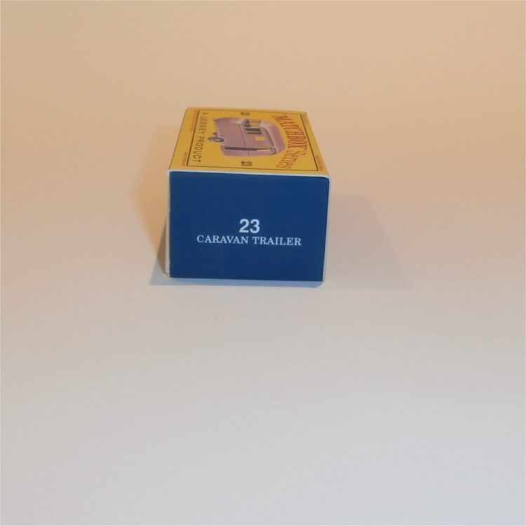 Matchbox Lesney 23c2 Bluebird Dauphine Caravan Pink Empty D Style Repro Box