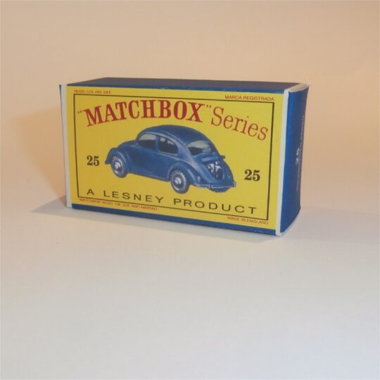 Matchbox Lesney 25b Volkswagen VW 1200 Sedan Empty D Style Repro Box