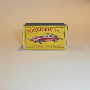 Matchbox Lesney 32b Jaguar XKE E-Type Empty D Style Repro Box