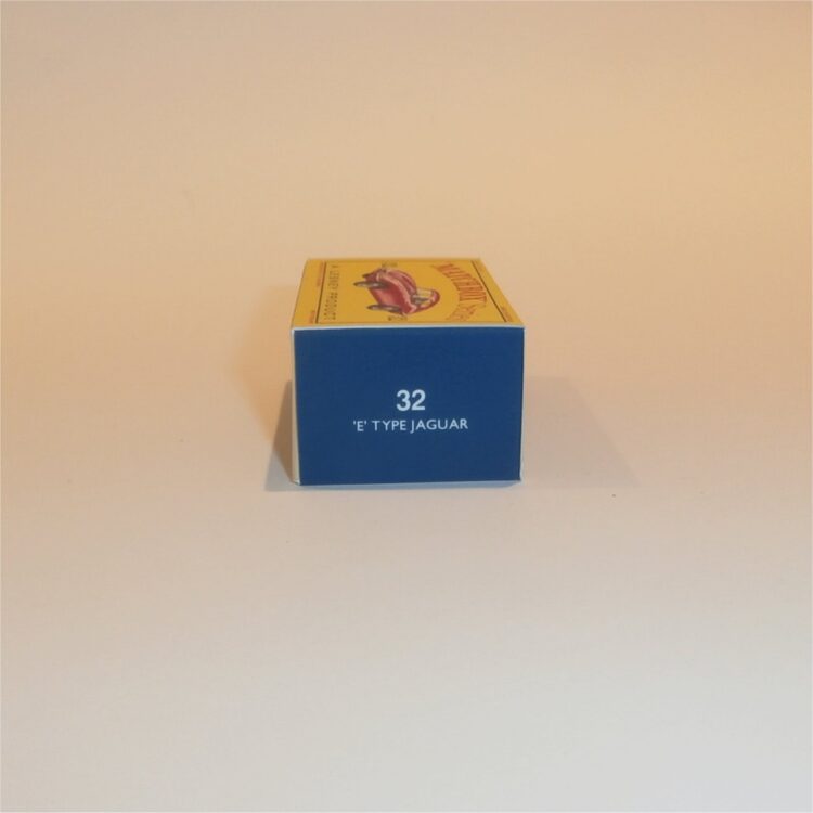 Matchbox Lesney 32b Jaguar XKE E-Type Empty D Style Repro Box