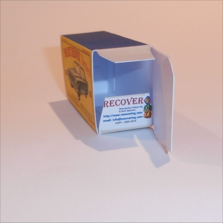 Matchbox Lesney 33b1 Ford Zephyr III Green Empty D Style Repro Box