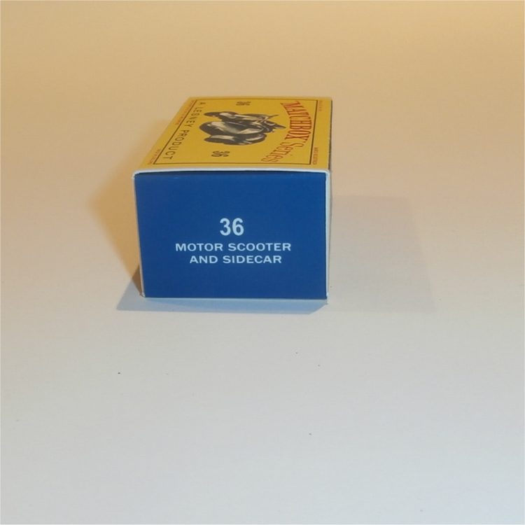 Matchbox Lesney 36b Lambretta Motor Scooter Empty D Style Repro Box