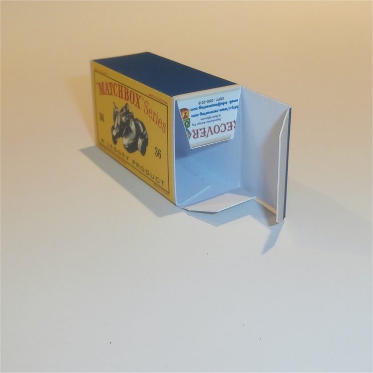 Matchbox Lesney 36b Lambretta Motor Scooter Empty D Style Repro Box