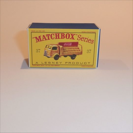 Matchbox Lesney 37b Karrier Coke Truck Empty D Style Repro Box
