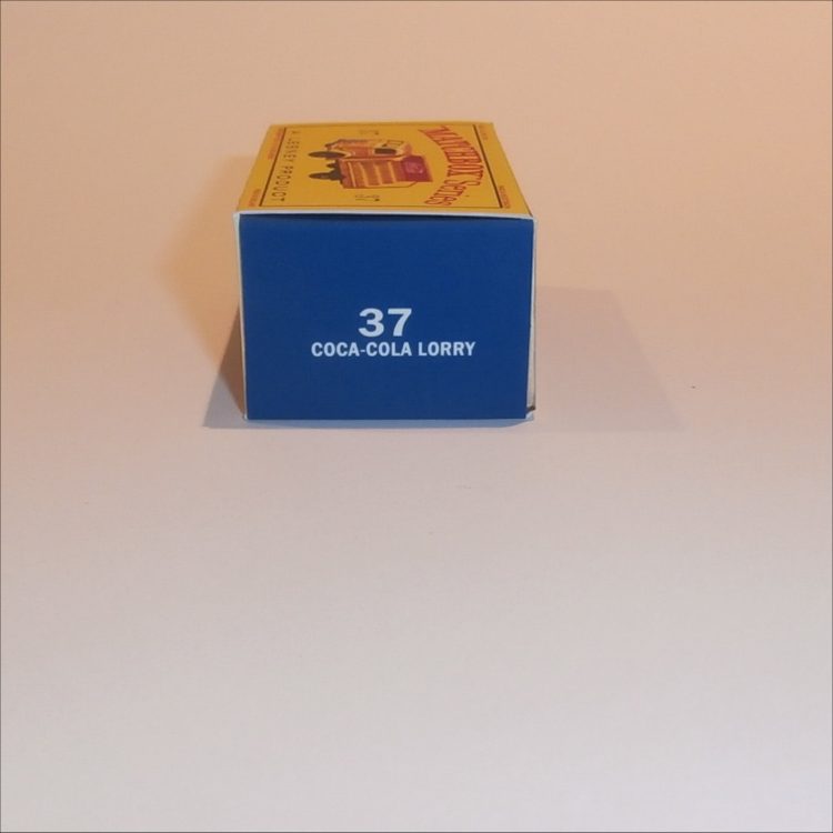 Matchbox Lesney 37b Karrier Coke Truck Empty D Style Repro Box