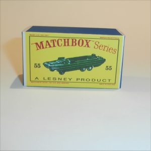 Matchbox Lesney 55a DUKW Military Amphibian Empty D Style Repro Box