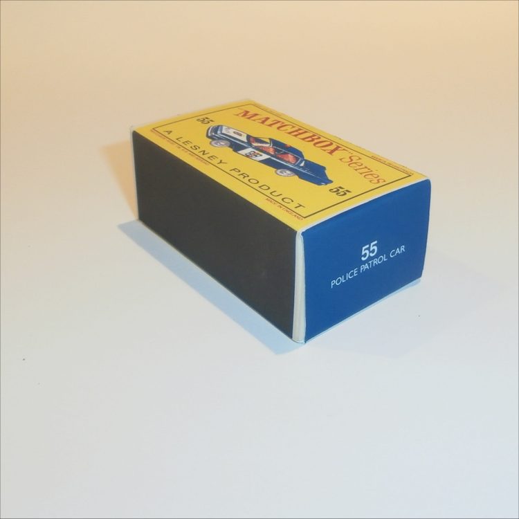 Matchbox Lesney 55b Ford Fairlane Police Car Empty D Style Repro Box