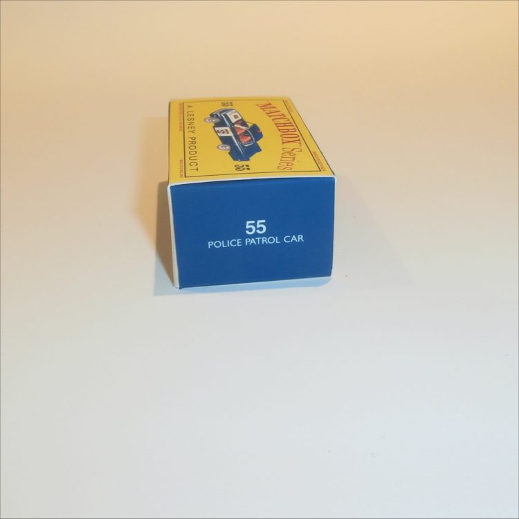 Matchbox Lesney 55b Ford Fairlane Police Car Empty D Style Repro Box