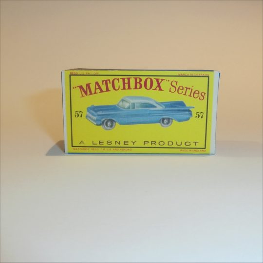 Matchbox Lesney 57b Chevrolet Empty D Style Repro Box
