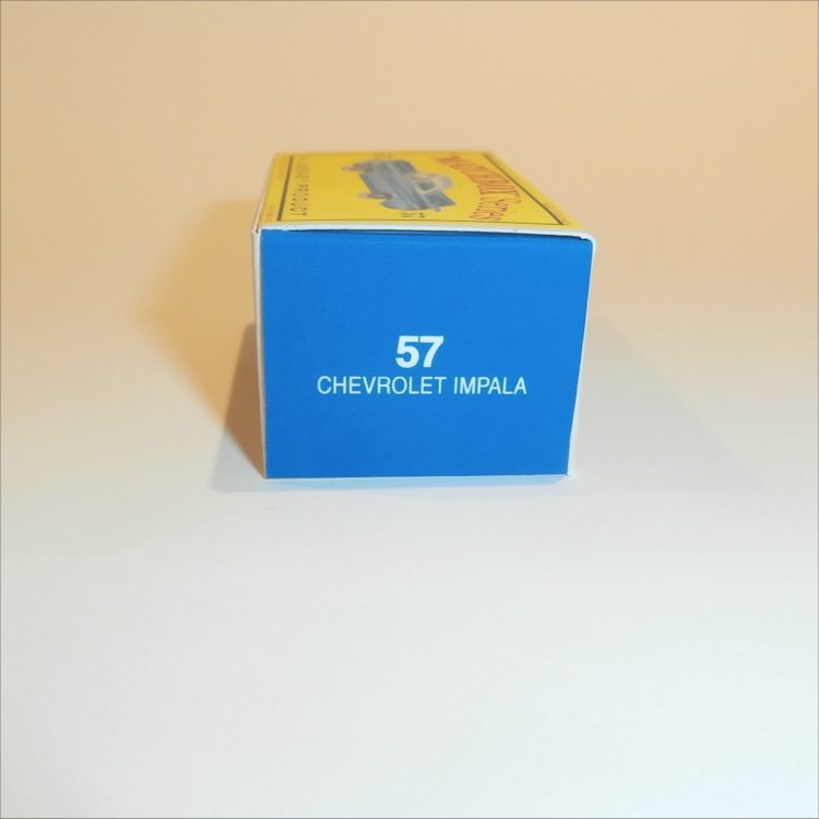 Matchbox Lesney 57b Chevrolet Empty D Style Repro Box