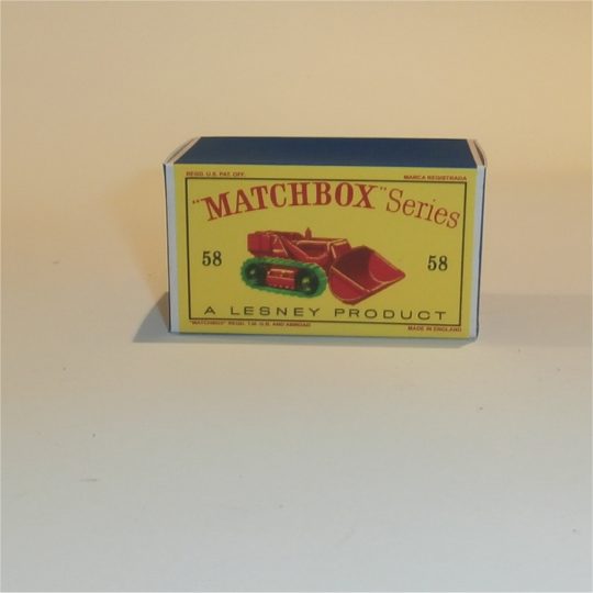 Matchbox Lesney 58b Drott Excavator Empty D Style Repro Box