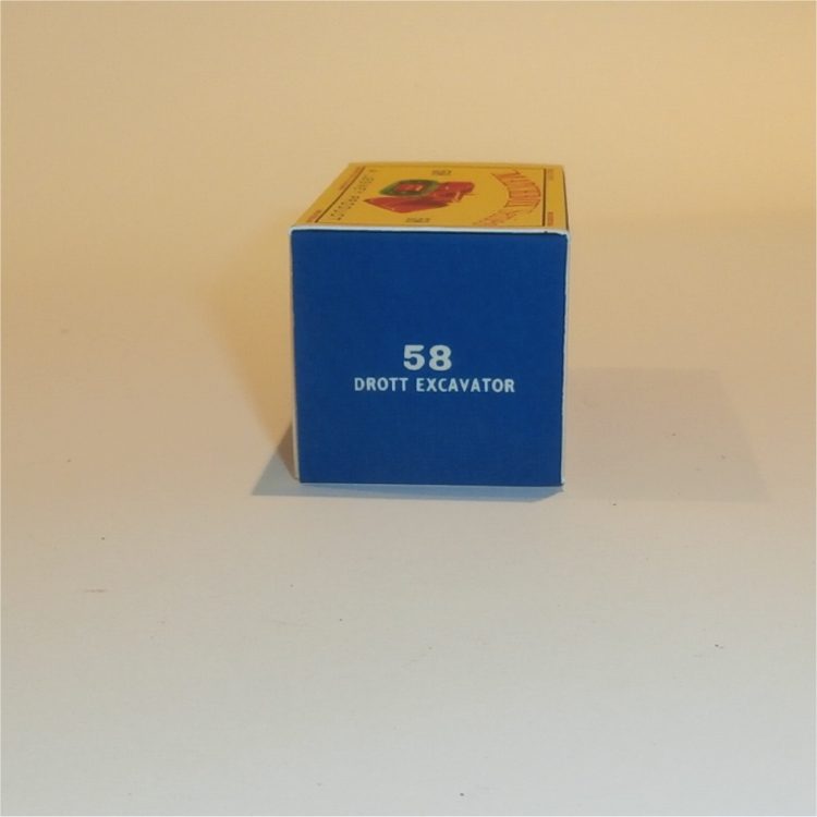 Matchbox Lesney 58b Drott Excavator Empty D Style Repro Box