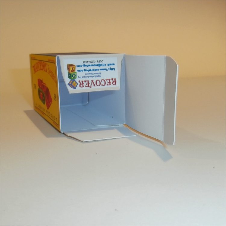 Matchbox Lesney 58b Drott Excavator Empty D Style Repro Box