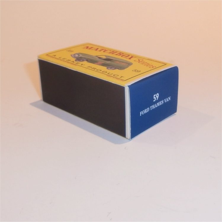 Matchbox Lesney 59a Ford Thames Singer Van Empty D Style Repro Box