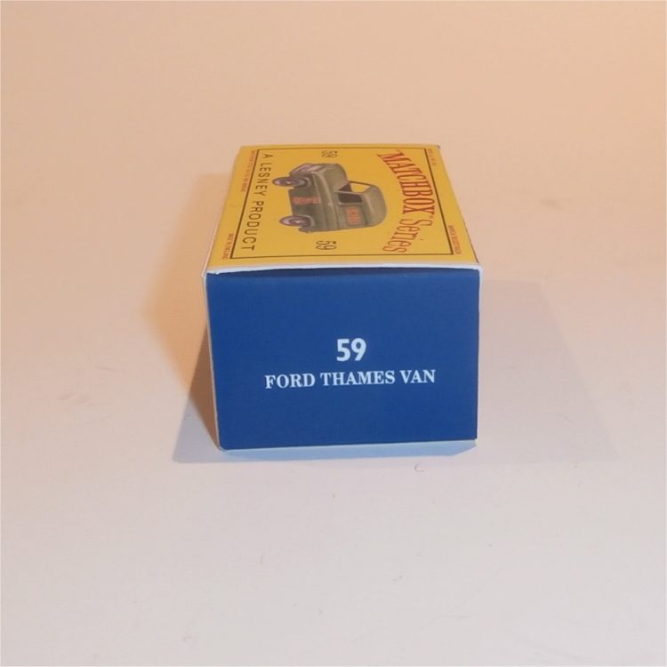 Matchbox Lesney 59a Ford Thames Singer Van Empty D Style Repro Box