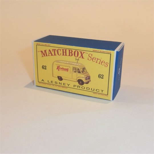 Matchbox Lesney 62b Commer TV Service Van Empty D Style Repro Box