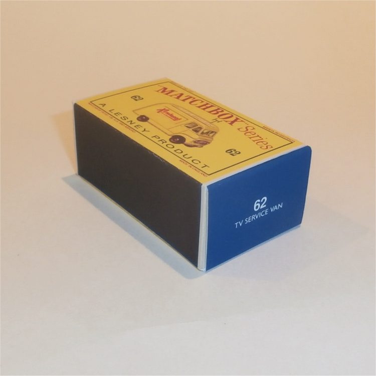 Matchbox Lesney 62b Commer TV Service Van Empty D Style Repro Box