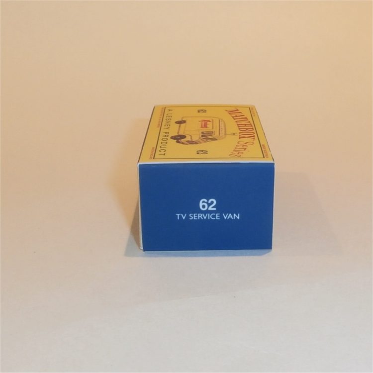 Matchbox Lesney 62b Commer TV Service Van Empty D Style Repro Box