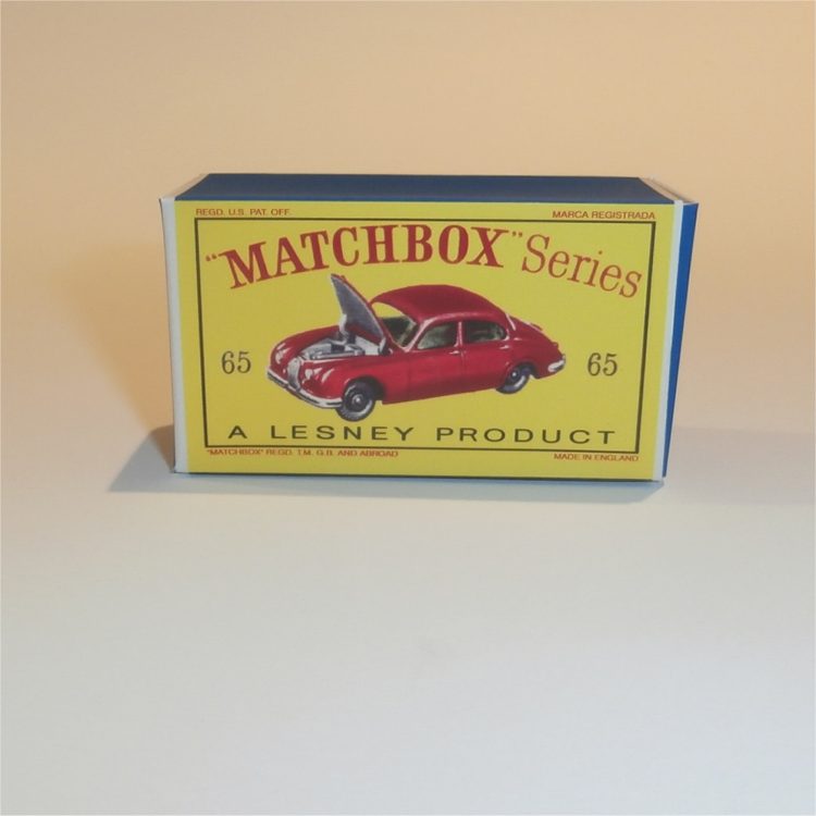 Matchbox Lesney 65b Jaguar MK V Empty D Style Repro Box