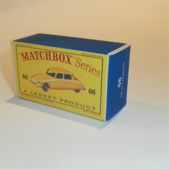 Matchbox Lesney 66a Citroen DS19 Empty D Style Repro Box
