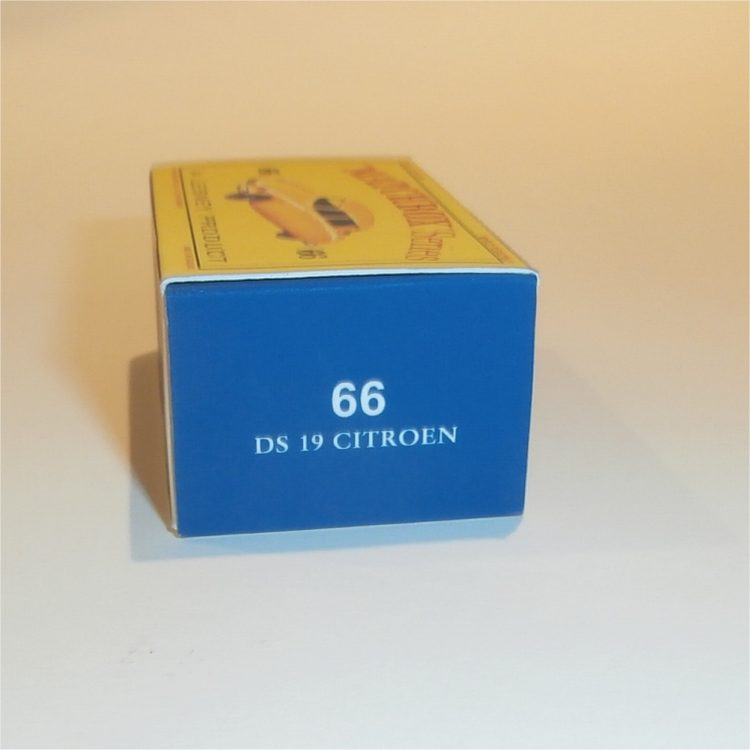Matchbox Lesney 66a Citroen DS19 Empty D Style Repro Box