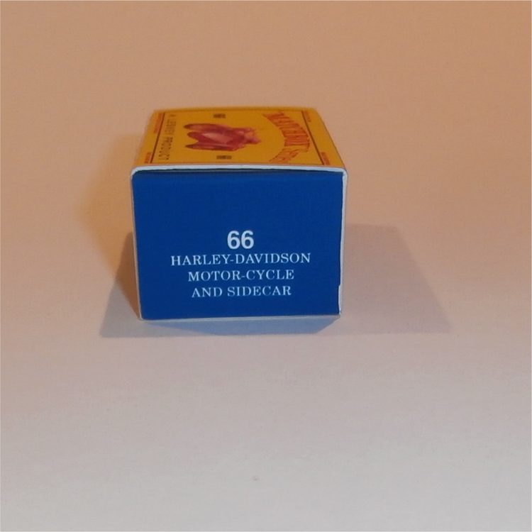 Matchbox Lesney 66b Harley-Davidson Motor Cycle Bronze Custom D Style Box