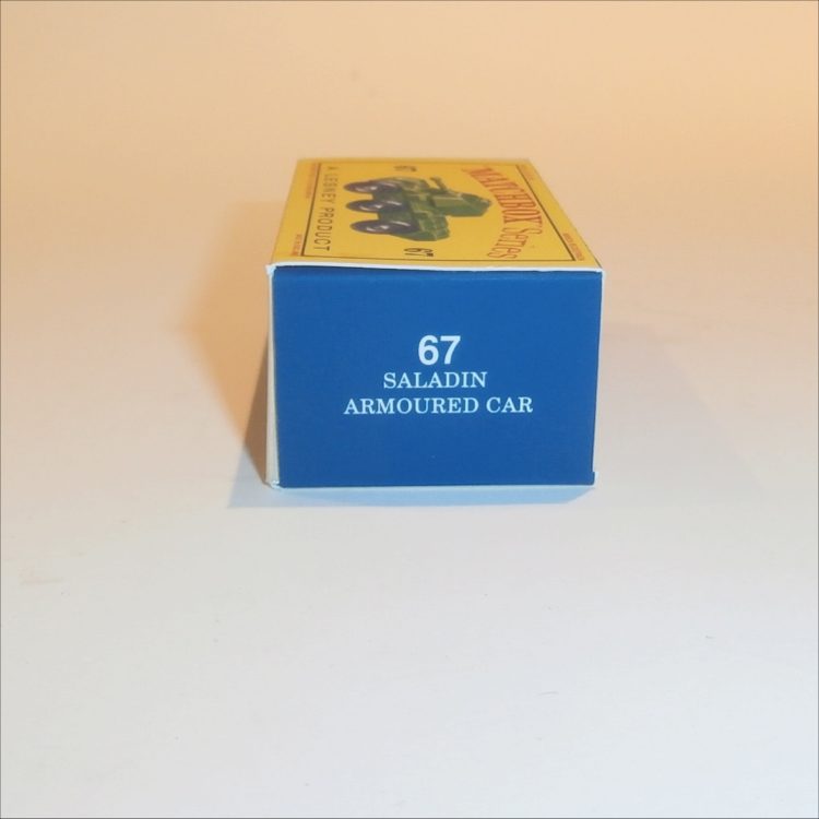 Matchbox Lesney 67a Saladin Armoured Car Empty D Style Repro Box