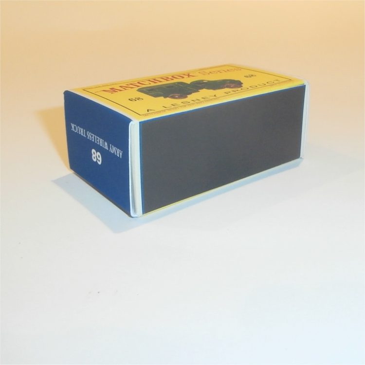 Matchbox Lesney 68a Austin Military Radio Van Empty D Style Repro Box