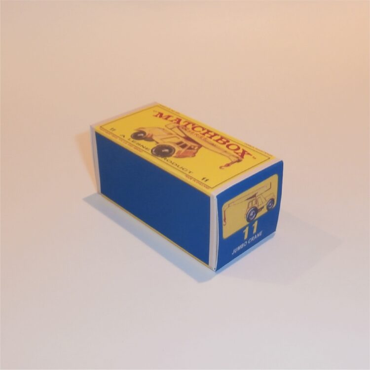 Matchbox Lesney 11 c Taylor Jumbo Crane E Style Repro Box