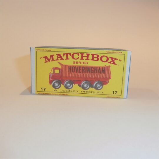 Matchbox Lesney 17d Foden Tipper E Style Repro Box