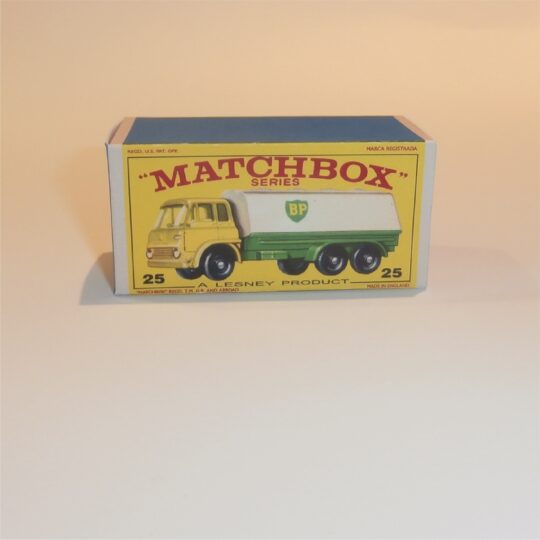 Matchbox Lesney 25c BP Tanker E Style Repro Box