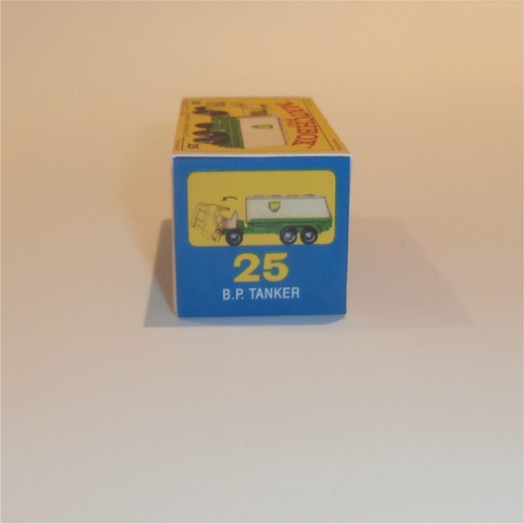 Matchbox Lesney 25c BP Tanker E Style Repro Box