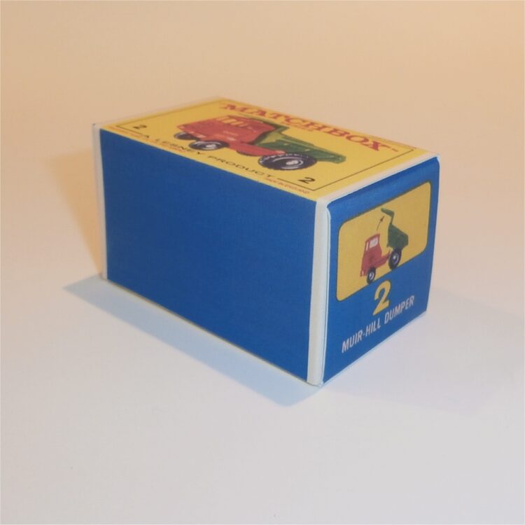 Matchbox Lesney 2c Muir Hill Dumper E Style Repro Box