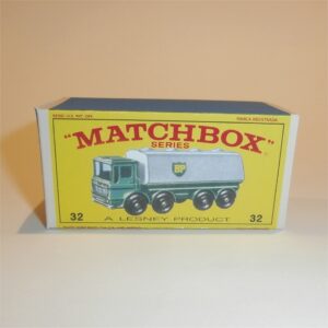 Matchbox Lesney 32c Leyland BP Petrol Tanker E Style Repro Box