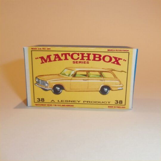 Matchbox Lesney 38 b Vauxhall Victor Estate E Style Repro Box