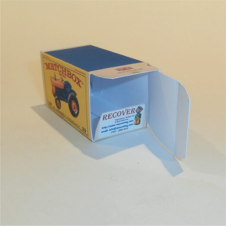 Matchbox Lesney 39c Ford Tractor E Style Repro Box