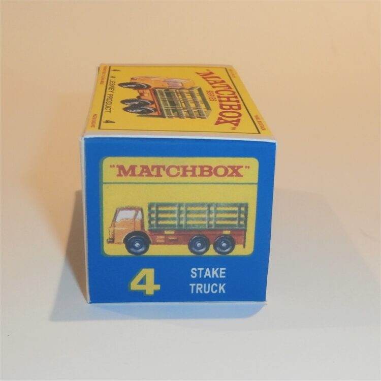Matchbox Lesney 4d Dodge Stake Truck E Style Repro Box