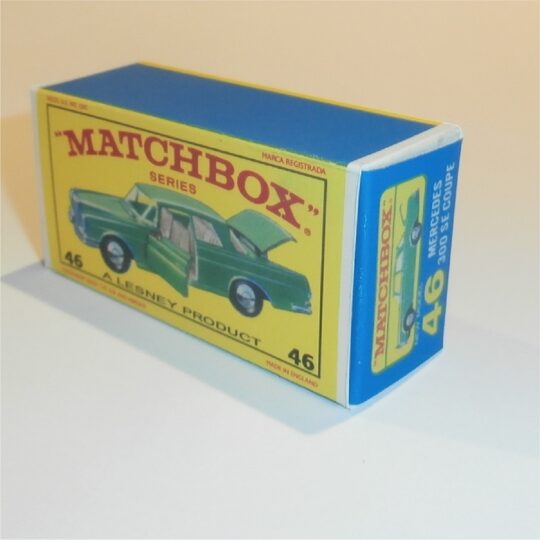 Matchbox Lesney 46c Mercedes-Benz 300 SE E Style Repro Box