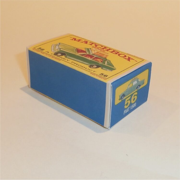 Matchbox Lesney 56b Fiat 1500 E Style Repro Box.