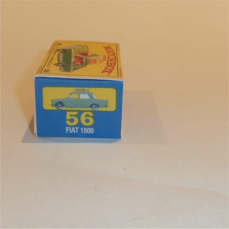 Matchbox Lesney 56b Fiat 1500 E Style Repro Box.