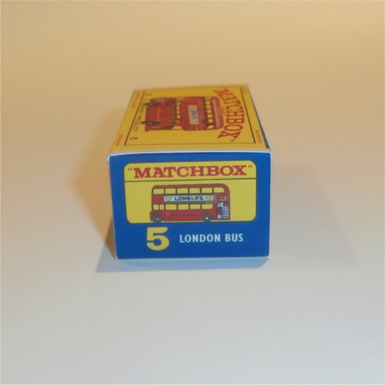 Matchbox Lesney 5 d2 Routemaster London Bus E Style Repro Box