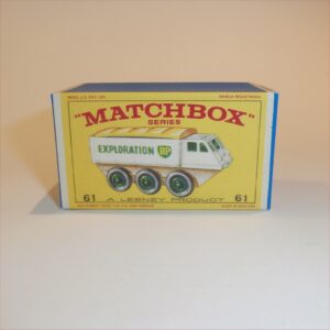 Matchbox Lesney 61b Alvis Stalwart E Style Repro Box