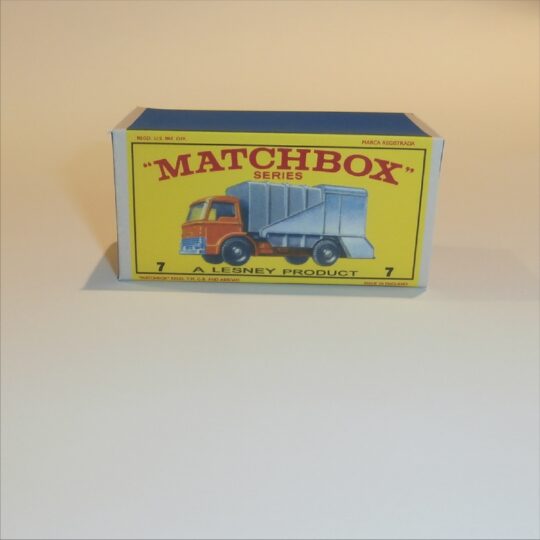 Matchbox Lesney 7 c Ford Refuse Truck E Style Repro Box