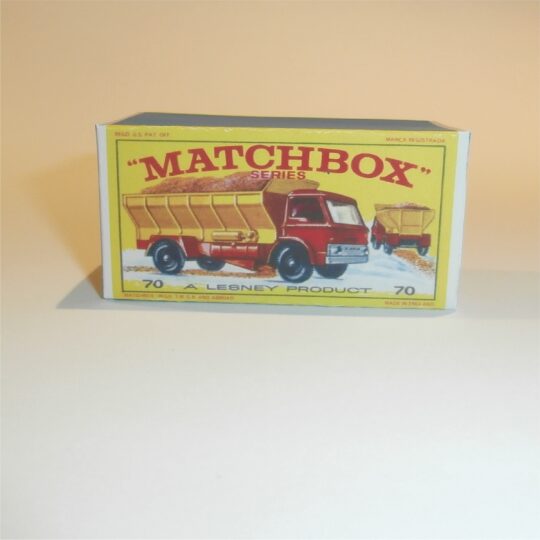 Matchbox Lesney 70b Grit Spreader E Style Repro Box