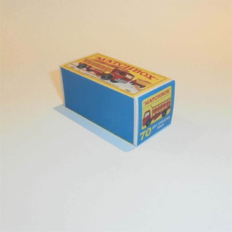 Matchbox Lesney 70b Grit Spreader E Style Repro Box